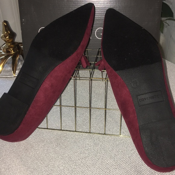 Covington Burgundy Flats 🆕 - Picture 8 of 8